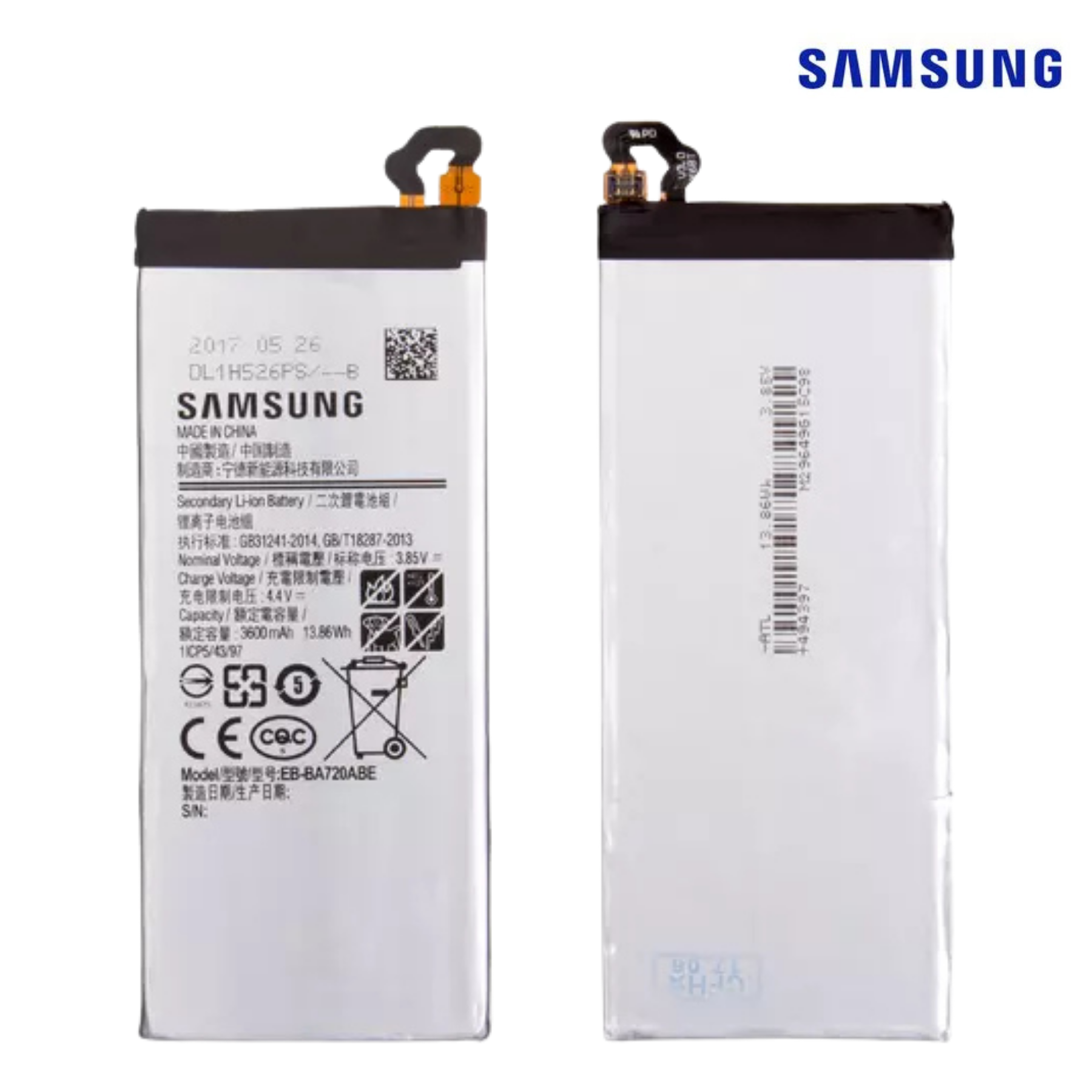 Battery EB-BF724ABY for Samsung Galaxy Z Flip4 F721, Pulled (Grade A) Small