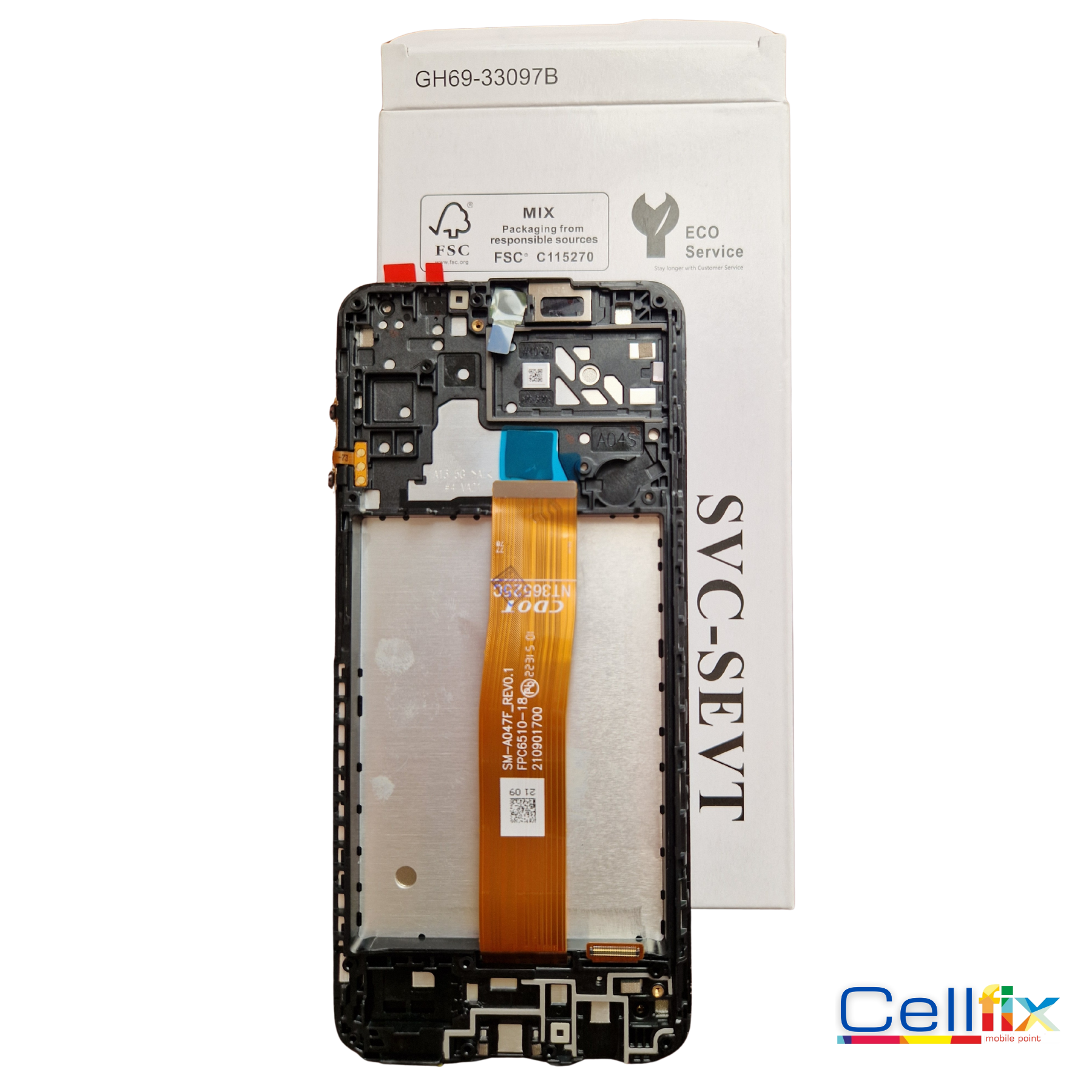 SAMSUNG A22 5G / SM-A226 BLACK (WF) LCD